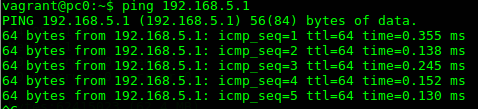 Pinging Host Machine