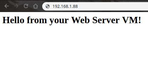 Web Server page