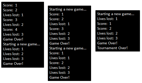 PongGame V5.0 output