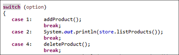 Figure 2: Code for case 4